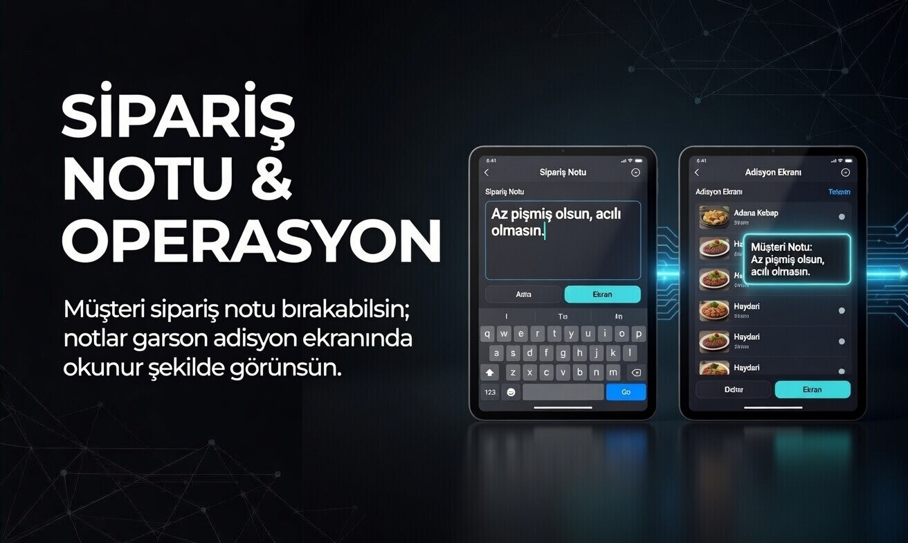 Sipariş Notu & Operasyon Sipariş Notu & Operasyon